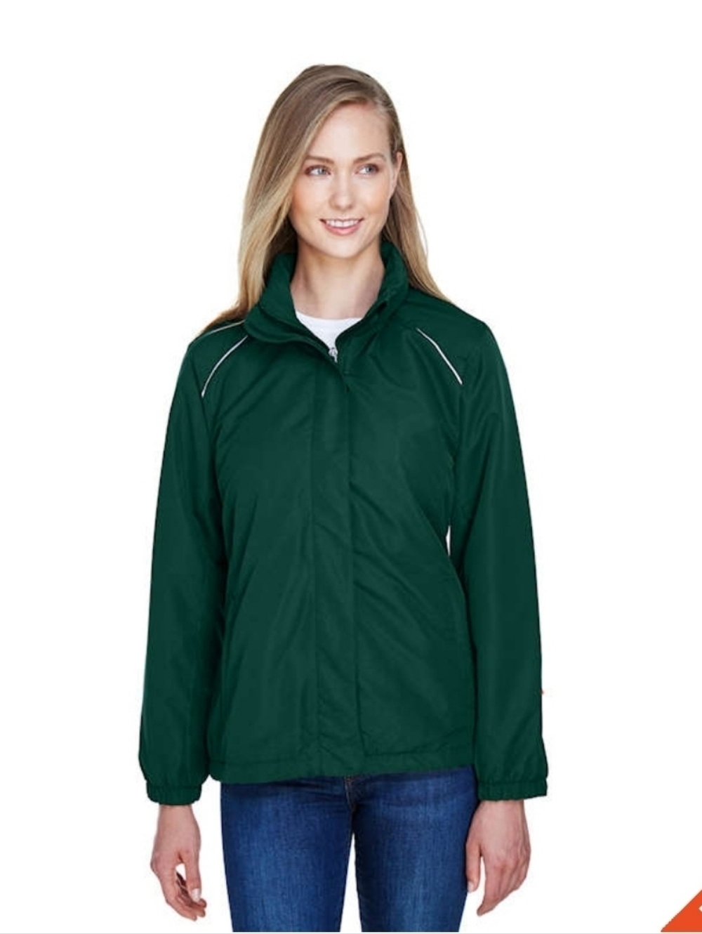NWT Core 365 Womens Water Resistant Reflective Finish Jacket Winterbreaker XXL